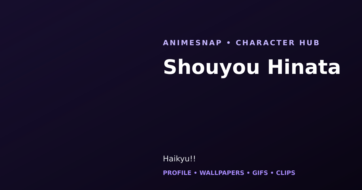Shouyou Hinata
