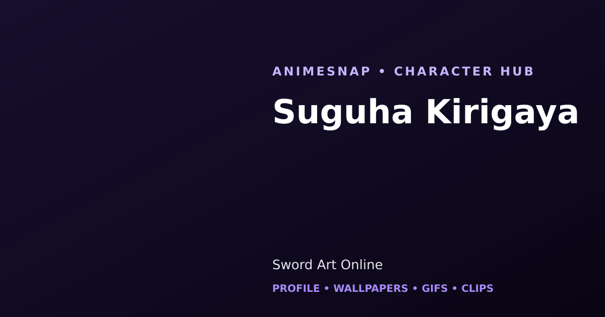 Suguha Kirigaya