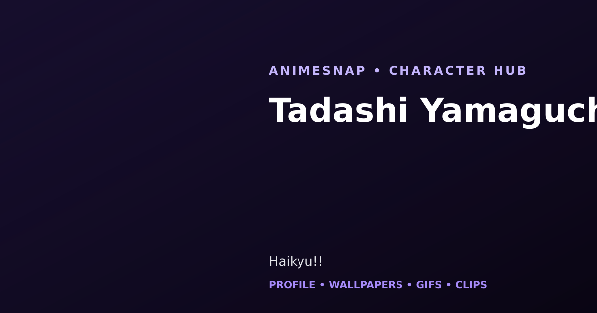 Tadashi Yamaguchi