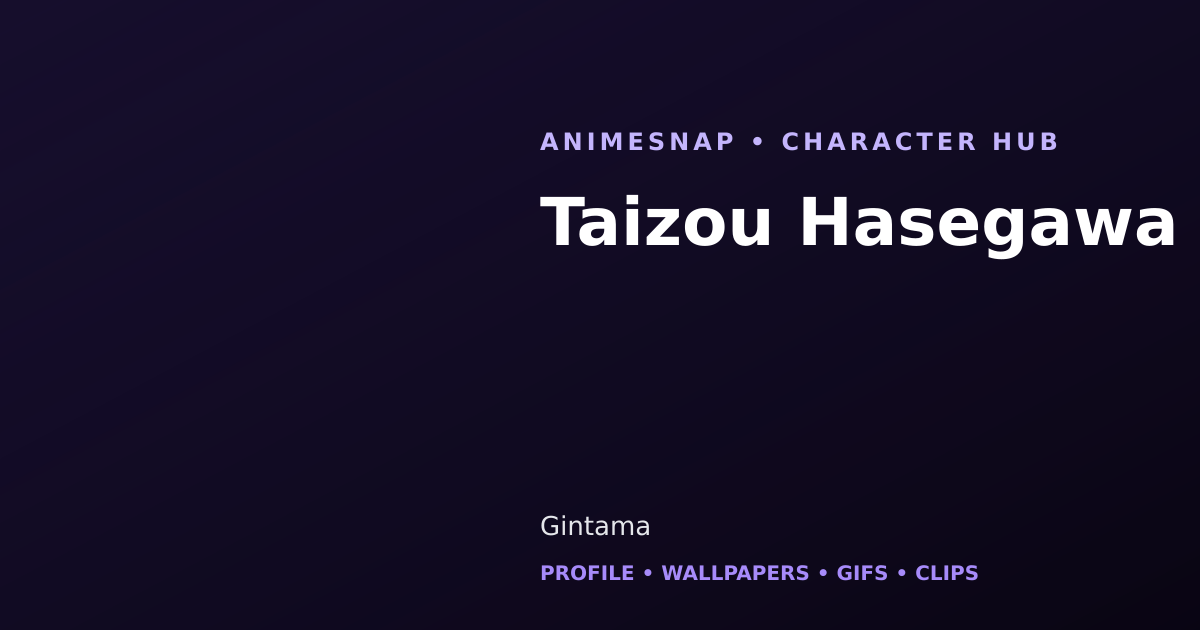 Taizou Hasegawa