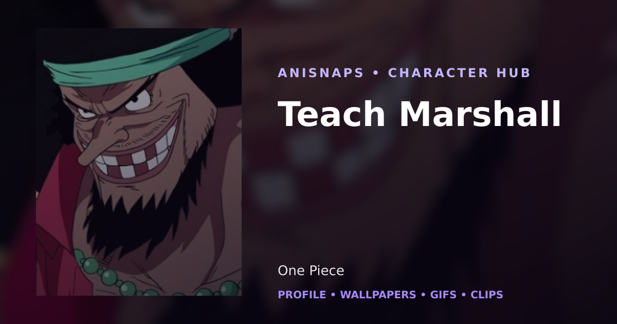 Teach Marshall