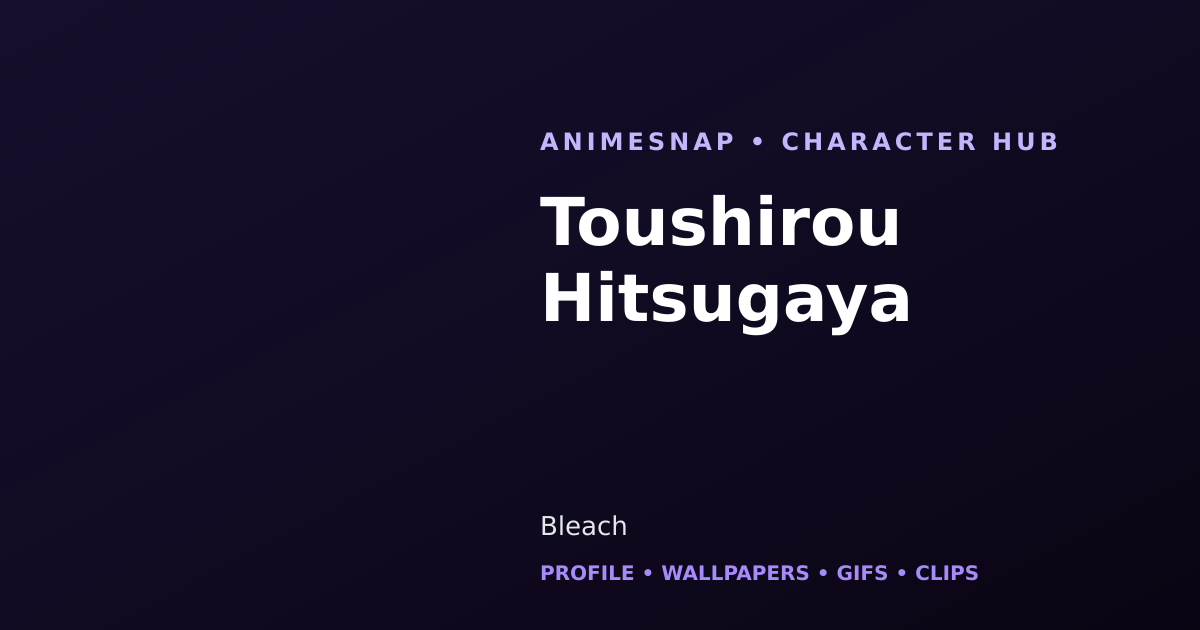 Toushirou Hitsugaya