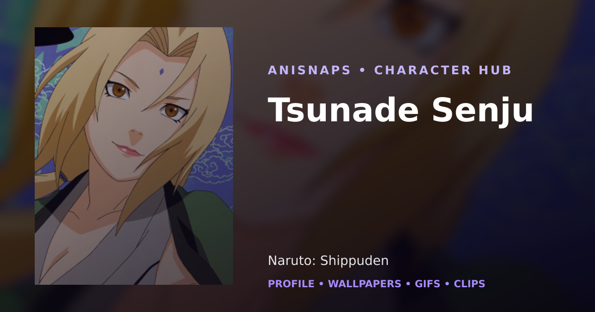 Tsunade Senju