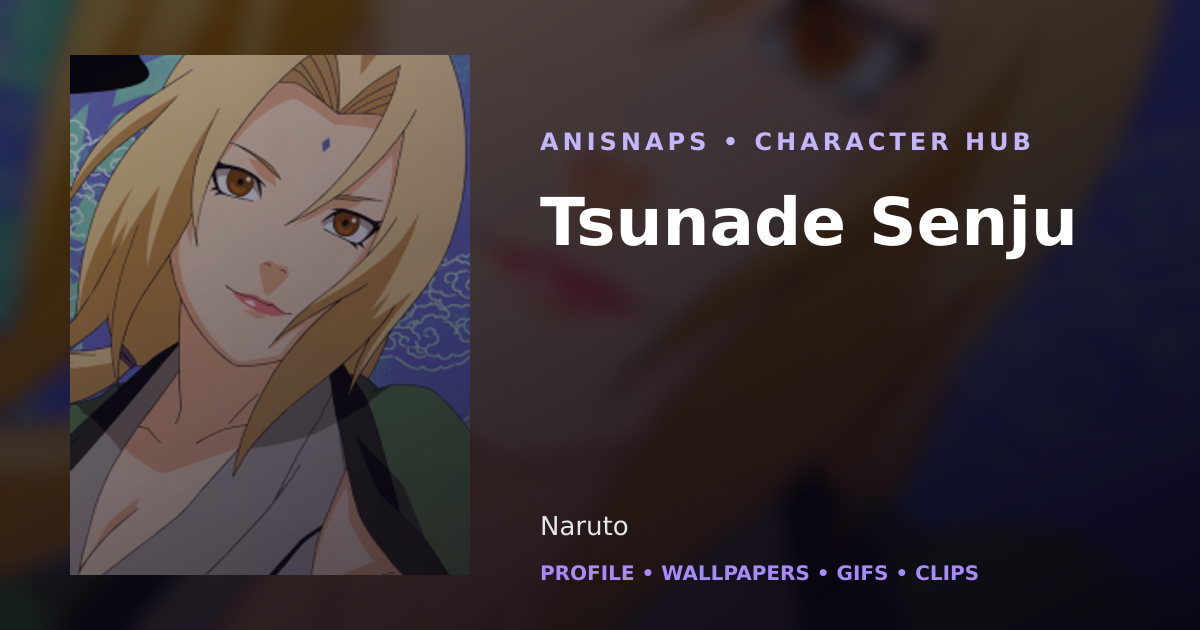 Tsunade Senju
