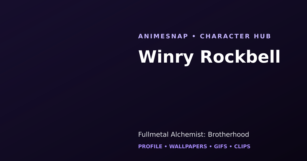 Winry Rockbell